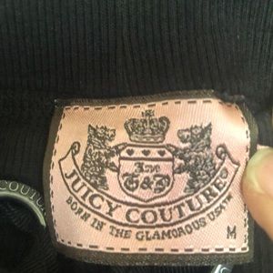 Juicy Couture soft black sweatpants size medium